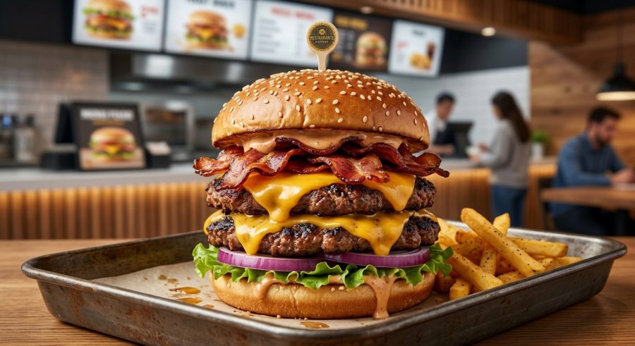 Hamburguesa "Dinner" Doble