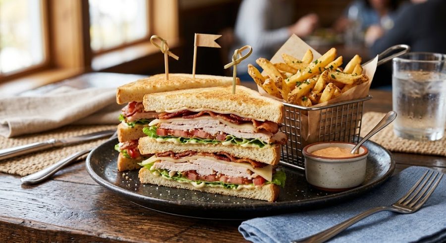 Sándwich Club Dinner
